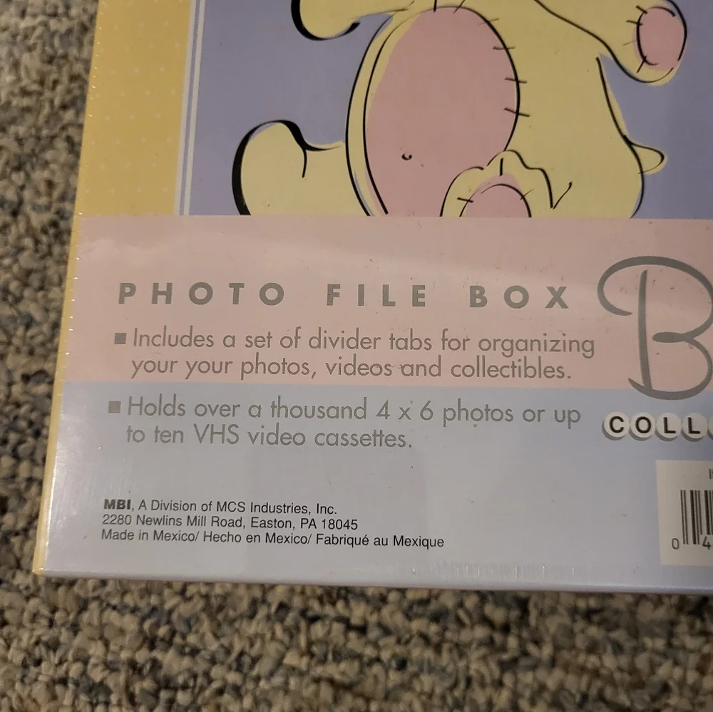 Baby Photo File Keepsake Box 1,000+ 4‎ x 6 photos New Gender Neutral